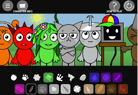 Colorful Abgerny Scratch Remix gameplay showing fun characters and puzzles