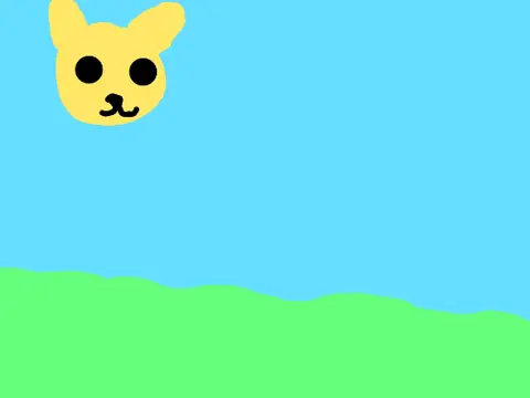 Cat World logo featuring a cat enjoying a lollipop with Sprunki retake music inspiration