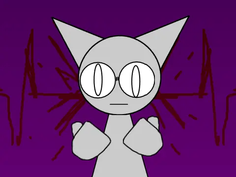 Logo for Don't Bite Sprunki animation meme featuring Sprunki characters