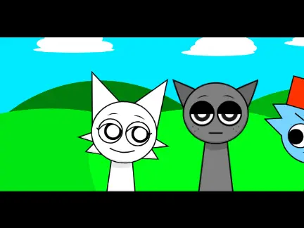 FNF Sprunki character in Incredibox style rhythm game