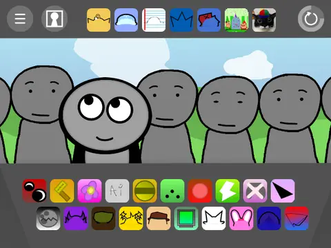 Gorilla Tag Sprunki Remix V2 game logo with monkey and music beats