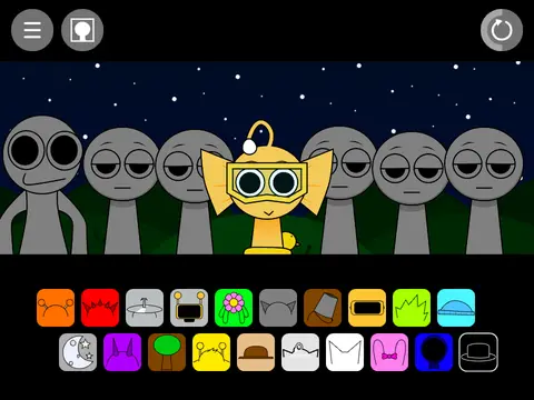 Incredibox Carl-Town Beta game logo featuring custom character designs