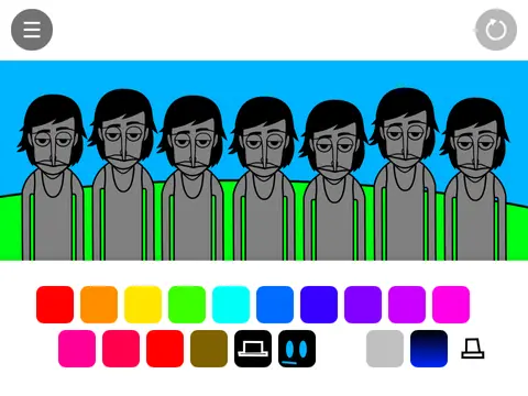 Incredibox Colorboxes game logo for all ages music template