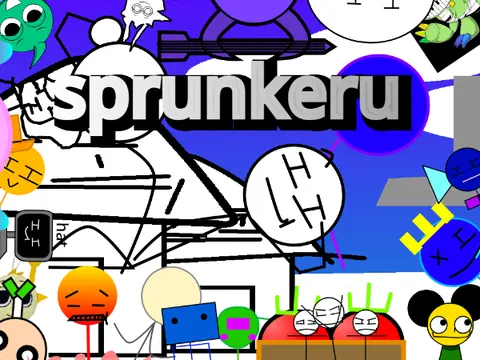 Incredibox Sprunkeru game logo featuring Maikeru character variations