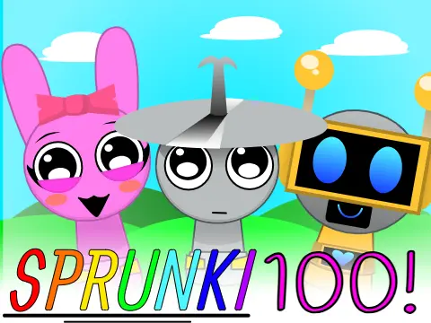 Play Incredibox Sprunki 100 Milestone Game Online Logo