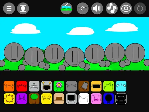 Incredibox Sprunki classic game logo featuring character sound interface