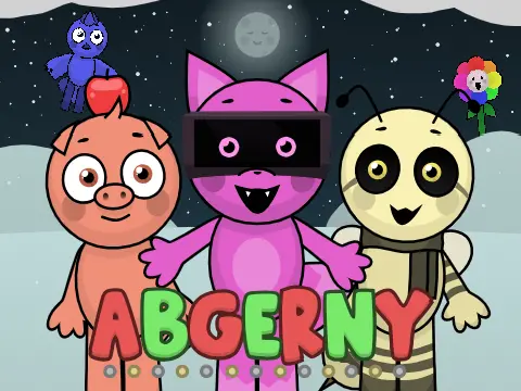 Abgerny Incredibox Sprunki Mod interface with Abgerny themed characters