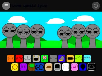 Sprunki Archive V7 game logo featuring remastered classic Sprunki elements