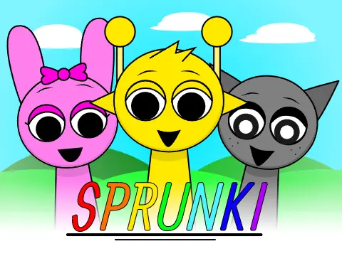 Sprunki Better Animations 1.5.13 game logo featuring improved character animations
