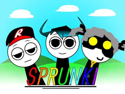 Logo for Incredibox Sprunki Kaden Edition featuring Analog Sprunki horror content