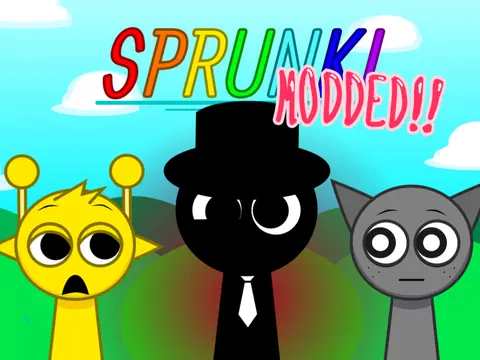 Official logo for Sprunki Modded Version 1.4 Remix Online game
