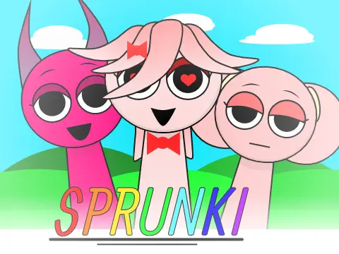 Custom Sprunki character creation screen in Incredibox Sprunki OC game