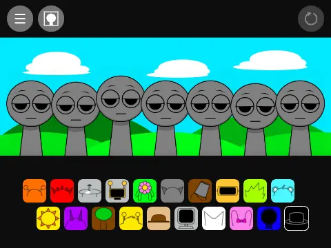 Incredibox Sprunki Oren Treatment Work In Progress - Fan Game Cover Art with Oren Character