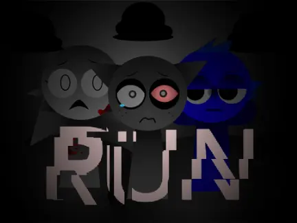 Logo for Sprunki Phase 3 Remake V2 reupload featuring mature content warning