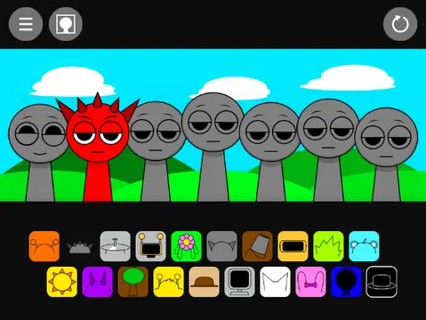 Sprunki Remastred 2.1 game logo featuring reanimated character designs