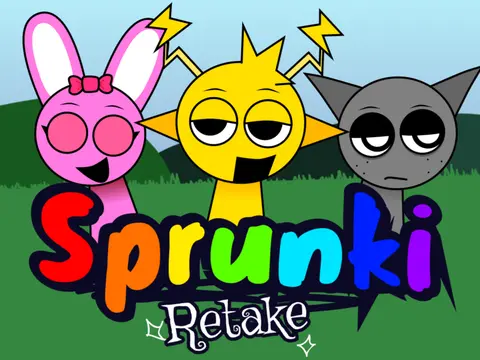 Incredibox Sprunki Retake game logo cover - the classic rhythm mod