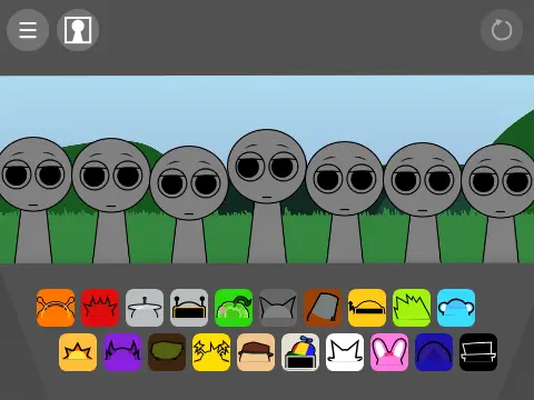 Incredibox - Sprunki Retake Remix V3 game logo featuring full character roster