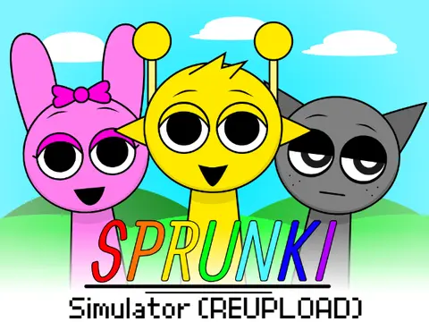 Incredibox Sprunki Simulator Phase 1 game logo featuring colorful characters