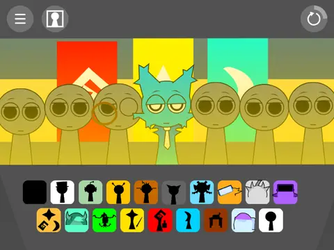 SprunkVerse logo featuring diverse character designs including Lime Dime and Blue Tophat