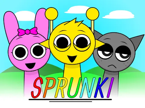 Sprunki Survivor v0.6 logo featuring Wenda and Black character updates