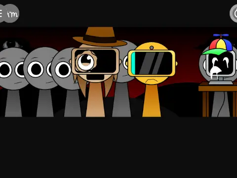 Incredibox Sprunki Swap 17 Game Cover - Featuring swapped Sprunki characters
