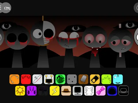 Logo for Incredibox Sprunki Swap Horror But I Unswaped featuring the complete update history