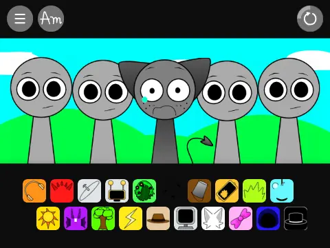 Incredibox Sprunki Swap logo cover with dual character design