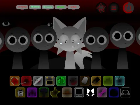 Incredibox Sprunki Swap Retextured Phase 4 logo cover with retextured phase 4 art