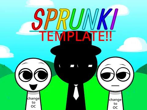 Incredibox Sprunki Template for creating original characters and mods