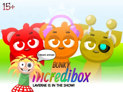 Logo for Incredibox Bunky 15 horror mod featuring Bunky characters with Phase 2 warning