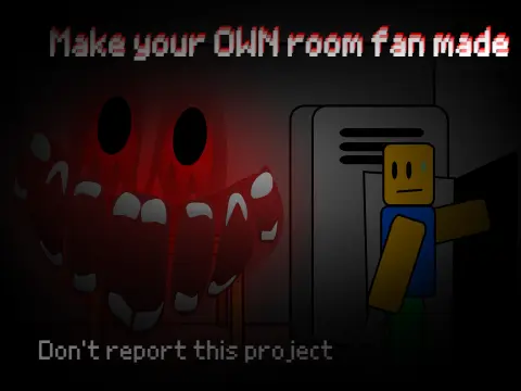 Make Your Own Room Fan Made game logo featuring entity horror creation tools