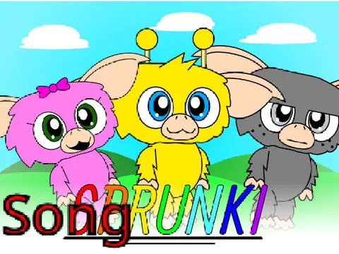 Mogbox Sprunki game logo featuring Mogwai creatures from Gremlins movie