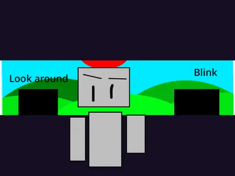 Polo Blink Test logo featuring experimental character design