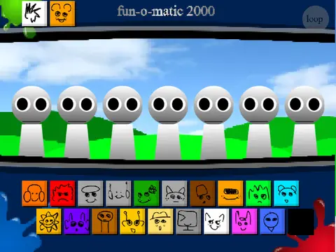 Official logo for Sprunki 1996 Scratch Port version