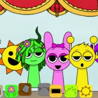 Official logo for Sprunki 2025 Edition featuring updated character designs