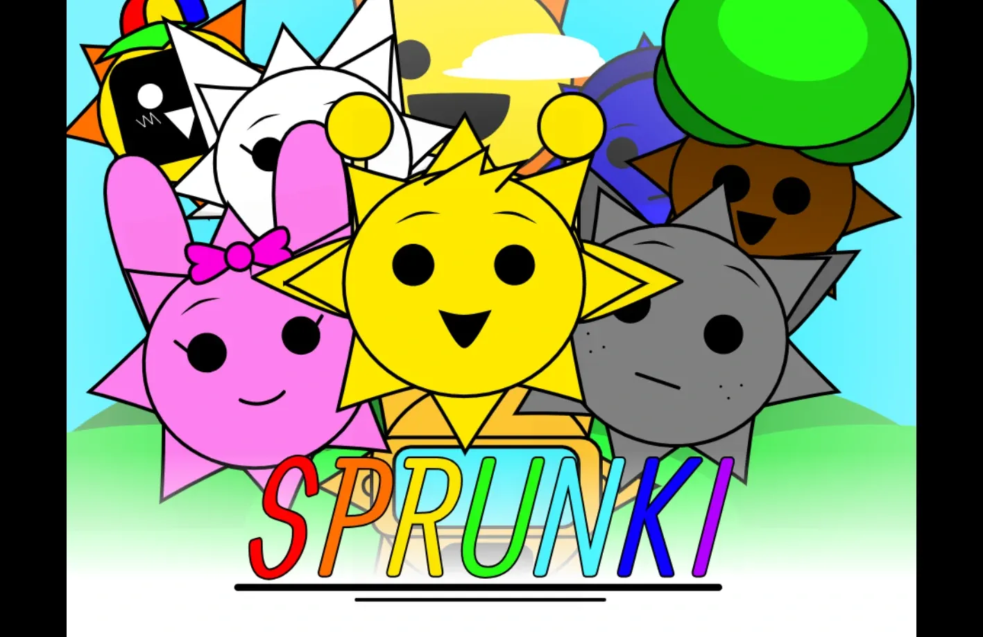 Play Sprunki All Sun online - Sunny beats and bright summer vibes logo