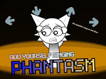 AYS Phantasm Sprunki Reskin Cover featuring ghostly character designs