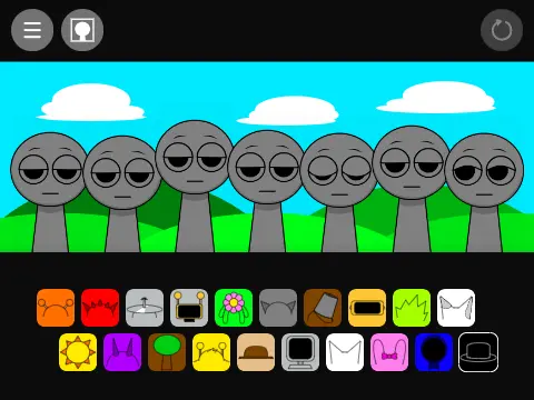 Sprunki in Scratch Remix logo featuring updated patch and gallery additions from school update