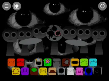 Logo for Sprunki Infected Beta featuring age-restricted horror content