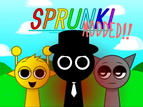 Play Sprunki Modded Stupidity Funny Version Online Free