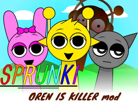 Sprunki Oren Is Killer Mod Cover