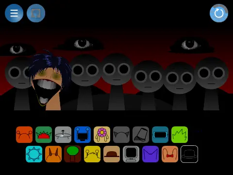 Sprunki Pero Modificado logo - juego musical con personajes coloridos