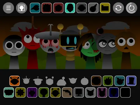 Sprunki Phase 1.1 Remix reimagined version logo with original phase 1 characters remixed