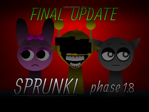 Official logo for Sprunki Phase 1.8 game