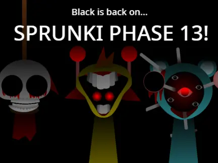 Official Sprunki Phase 13 game logo featuring the iconic characters