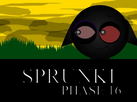 Official cover art for Sprunki Phase 16 New Remix game featuring remixed characters