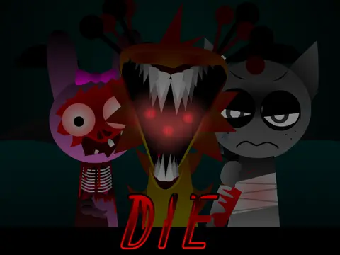 Official Sprunki Phase 18 Definitive Edition game logo featuring colorful characters