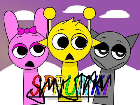 Sprunki Phase 180 game logo featuring iconic characters