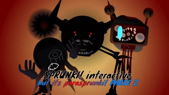 Sprunki Phase 2 ParaSprunki Edition Game Logo - Infected Version