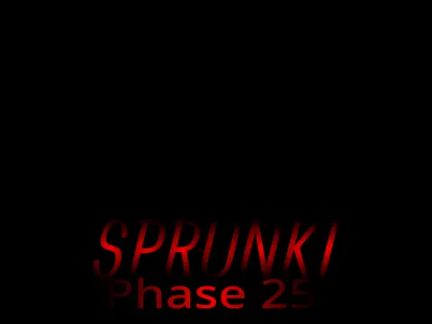 Official Sprunki Phase 25 Game logo featuring new characters